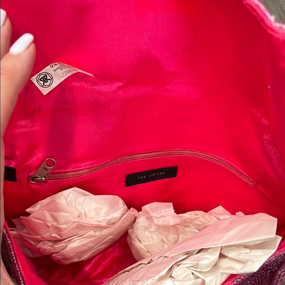 The Limited Pink and Yellow Floral Shoulder Bag - Picture 5 of 7